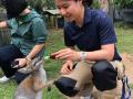 216　野生動物保護/救護施設訪問